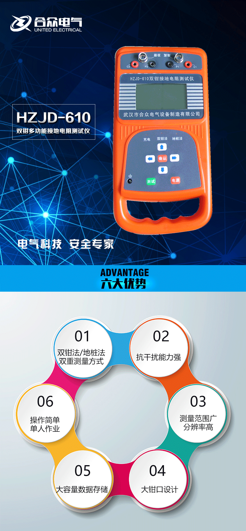 接地電阻測試儀，雙鉗多功能接地電阻測試儀