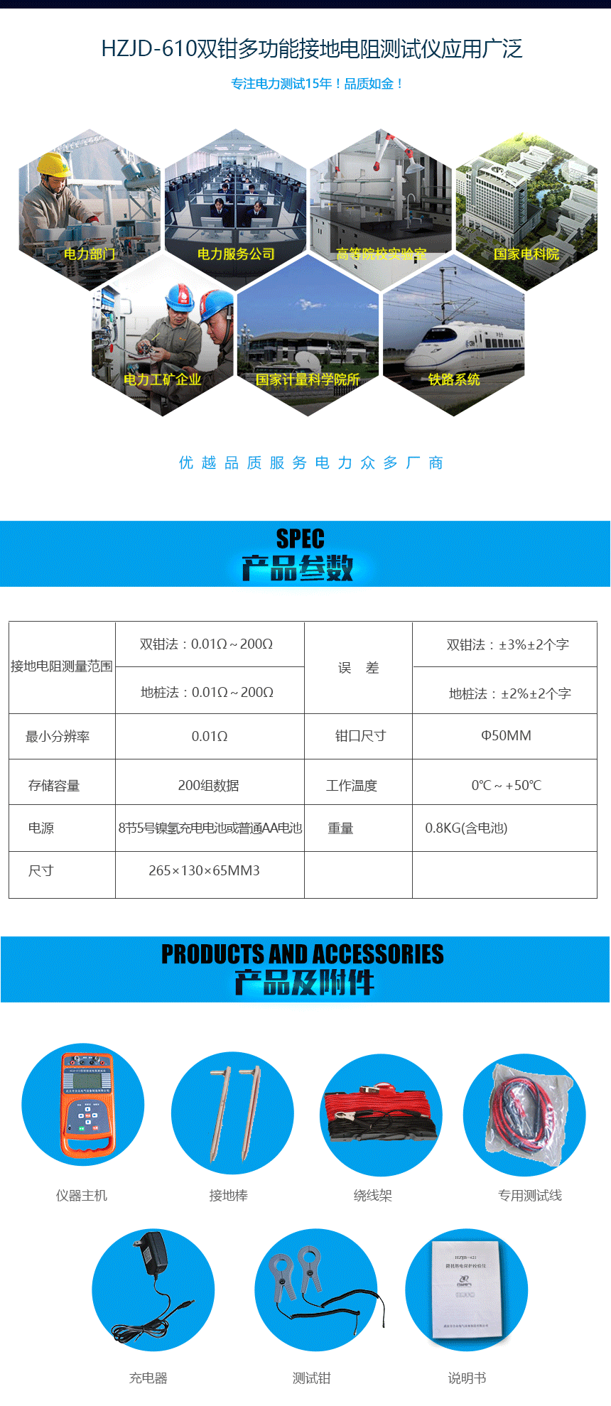 接地電阻測試儀，雙鉗多功能接地電阻測試儀